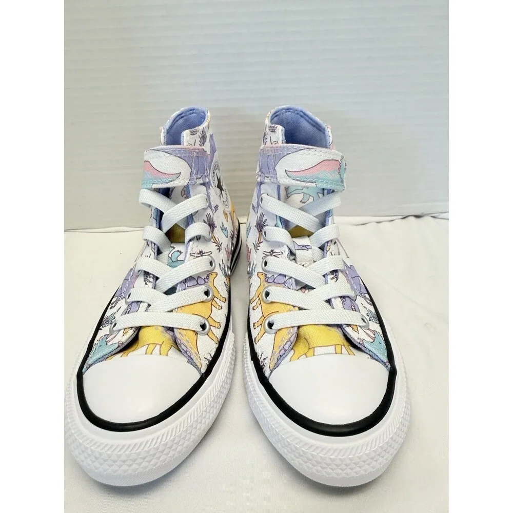 Converse Chuck Taylor All Star Dino Party Easy On Dinosaurs Sneakers Size 13 New - Picture 7 of 8
